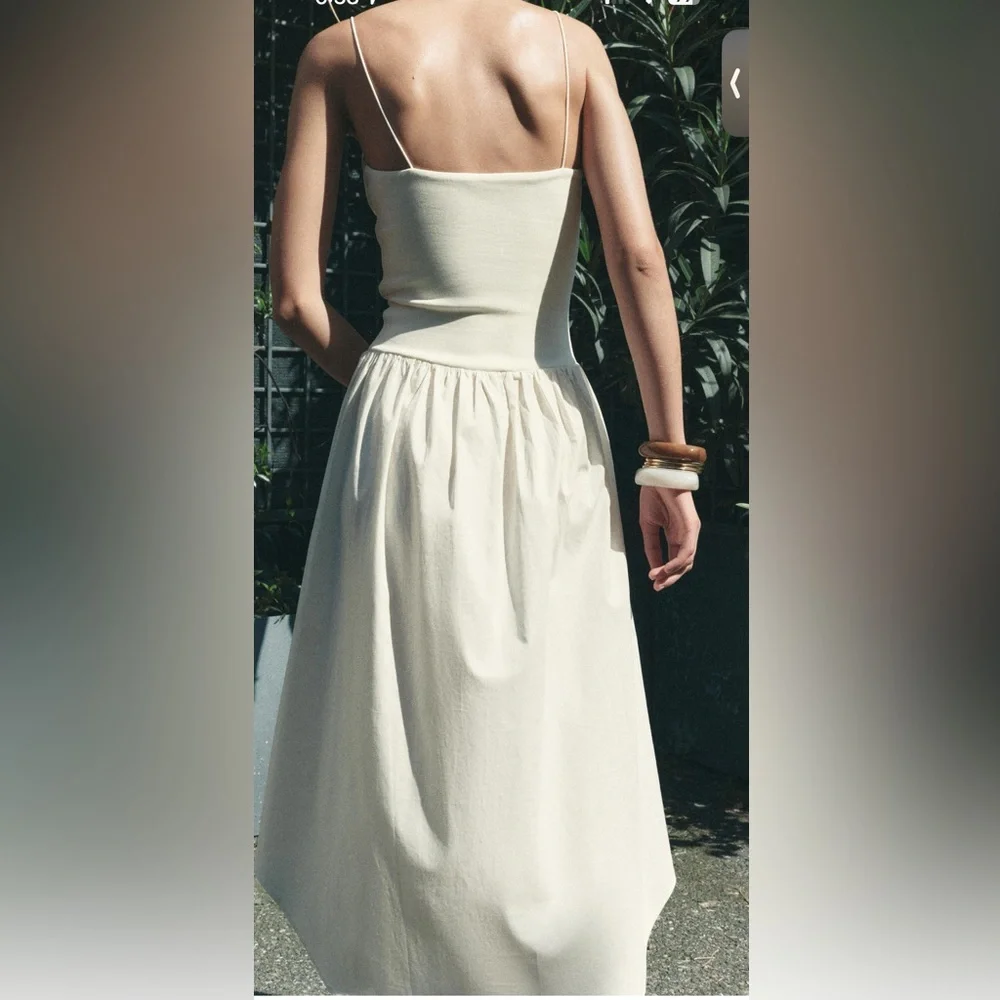 Zara Cutout Combination Dress - Picture 5 of 10